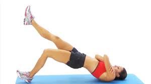 Single leg hamstring bridge