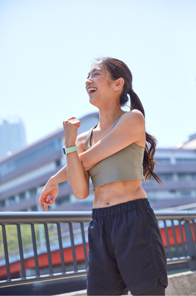 Woman exercising during menopause